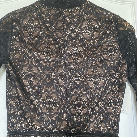 Aritzia Wilfred Janvry Black Lace Dress NWT Size 0 - Picture 6 of 11